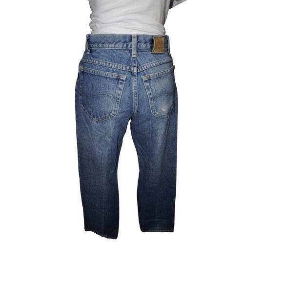 Vintage Lee LCO USA Made High Rise Straight Leg Jeans Unisex Sz 34x28 - Picture 6 of 15